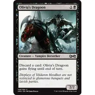 MtG Ultimate Masters Common Foil Olivia's Dragoon #109