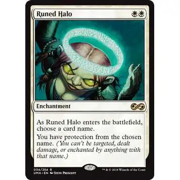 MtG Ultimate Masters Rare Foil Runed Halo #34