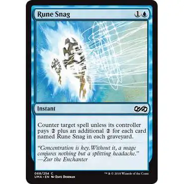 MtG Ultimate Masters Common Foil Rune Snag #68