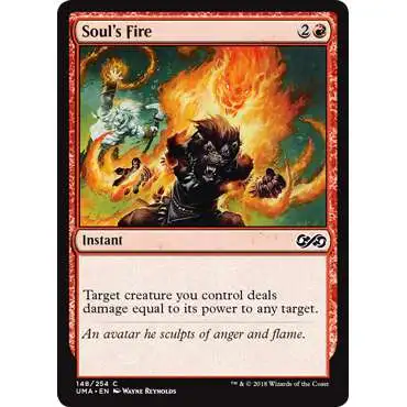 MtG Ultimate Masters Common Foil Soul's Fire #148