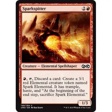 MtG Ultimate Masters Common Foil Sparkspitter #149