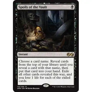 MtG Ultimate Masters Rare Foil Spoils of the Vault #116