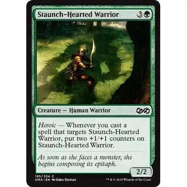 MtG Ultimate Masters Common Staunch-Hearted Warrior #185