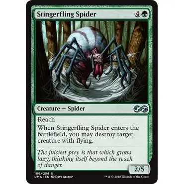 MtG Ultimate Masters Uncommon Stingerfling Spider #186