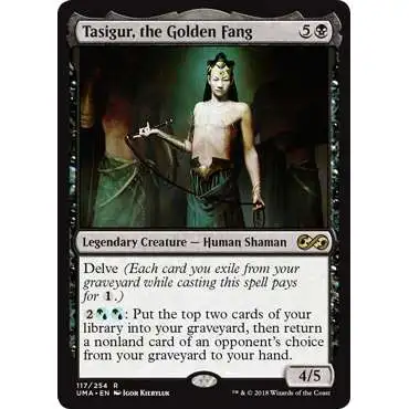 MtG Ultimate Masters Rare Foil Tasigur, the Golden Fang #117