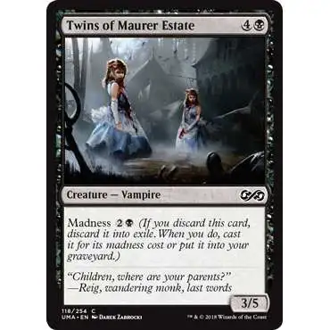 MtG Ultimate Masters Common Foil Twins of Maurer Estate #118