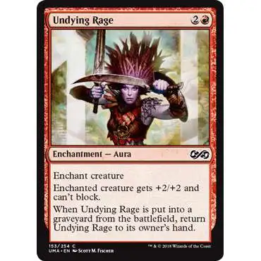 MtG Ultimate Masters Common Foil Undying Rage #153