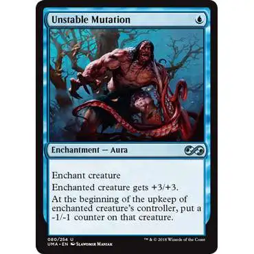 MtG Ultimate Masters Uncommon Foil Unstable Mutation #80