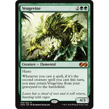MtG Ultimate Masters Mythic Rare Foil Vengevine #189