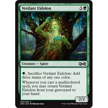 MtG Ultimate Masters Common Foil Verdant Eidolon #190
