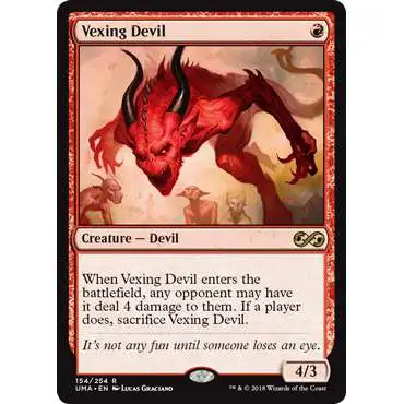 MtG Ultimate Masters Rare Vexing Devil #154