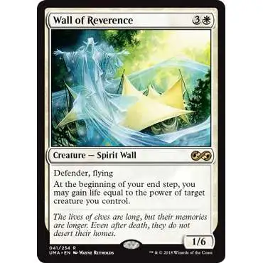 MtG Ultimate Masters Rare Foil Wall of Reverence #41