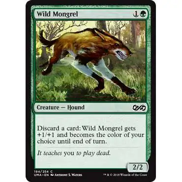 MtG Ultimate Masters Common Wild Mongrel #194