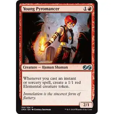 MtG Ultimate Masters Uncommon FOIL Young Pyromancer #155