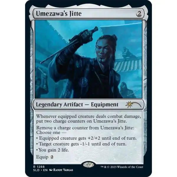 MtG Secret Lair Rare Umezawa's Jitte #1288 [Moderately Played]