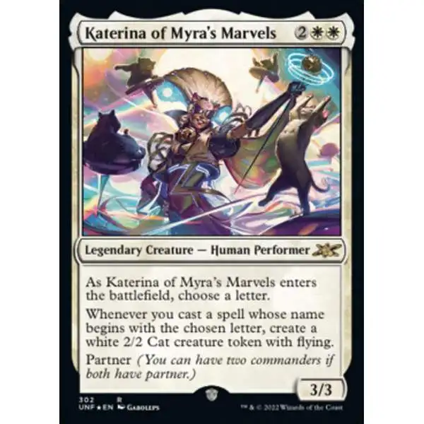 MtG Unfinity Rare Katerina of Myra's Marvels #302 [Galaxy Foil]