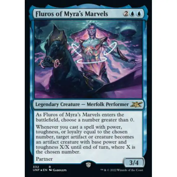 MtG Unfinity Rare Fluros of Myra's Marvels #332 [Galaxy Foil]