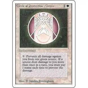 MtG Unlimited Common Circle of Protection: Green