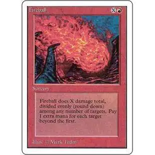 MtG Unlimited Common Fireball