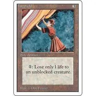MtG Unlimited Rare Forcefield [Heavily Played]