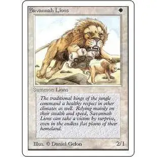 MtG Unlimited Rare Savannah Lions