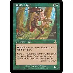 MtG Urza's Destiny Rare Elvish Piper #104