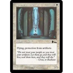 MtG Urza's Legacy Common Angelic Curator #1 [Damaged]
