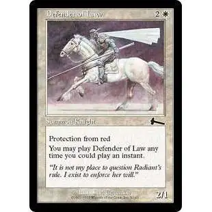 MtG Urza's Legacy Common Defender of Law #5 [Lightly Played]