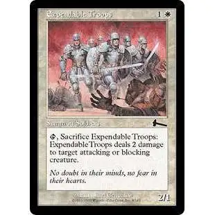 MtG Urza's Legacy Common Expendable Troops #8 [Lightly Played]