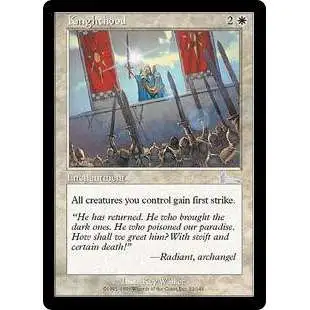 MtG Urza's Legacy Uncommon Knighthood #12 [Lightly Played]