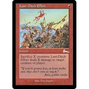 MtG Urza's Legacy Uncommon FOIL Last-Ditch Effort #83