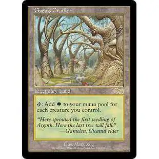 マジック：ザ・ギャザリング Gaea's Cradle #321 Urza's Saga PSA 8 MTG Gaea's Cradle Urza's Saga Magic The Gathering Treading