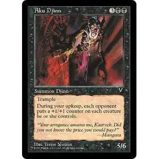 MtG Visions Rare Aku Djinn