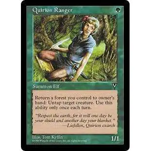 MtG Visions Common Quirion Ranger [Japanese] [Played]