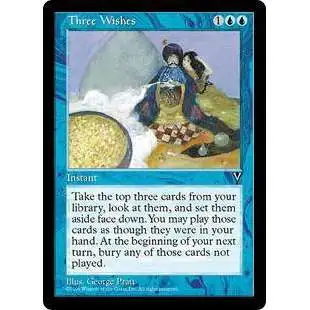 MtG Visions Rare Three Wishes