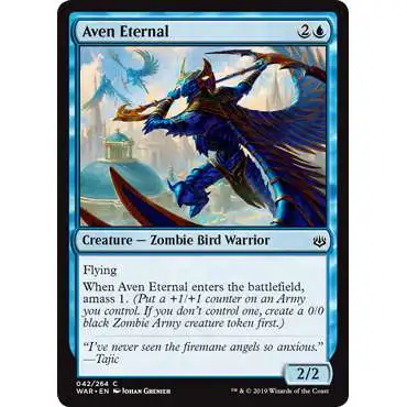 MtG Trading Card Game War of the Spark Common Aven Eternal #42