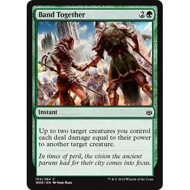 MtG Trading Card Game War of the Spark Common Band Together #153