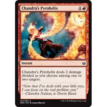 MtG Trading Card Game War of the Spark Common Chandra's Pyrohelix #120