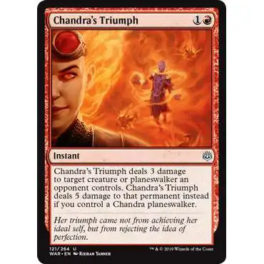 MtG Trading Card Game War of the Spark Uncommon Chandra's Triumph #121