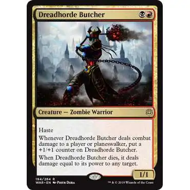 MtG Trading Card Game War of the Spark Rare Dreadhorde Butcher #194