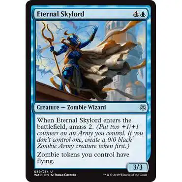 MtG Trading Card Game War of the Spark Uncommon Eternal Skylord #49