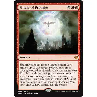 MtG Trading Card Game War of the Spark Mythic Rare Finale of Promise #127