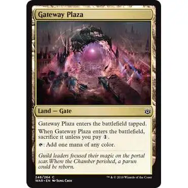 MtG Trading Card Game War of the Spark Common Gateway Plaza #246