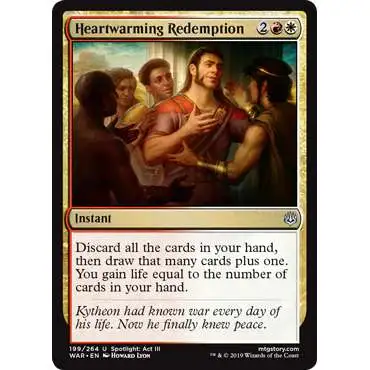 MtG Trading Card Game War of the Spark Uncommon Heartwarming Redemption #199