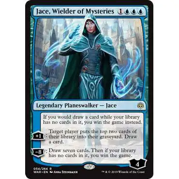 MtG Trading Card Game War of the Spark Rare Jace, Wielder of Mysteries #54