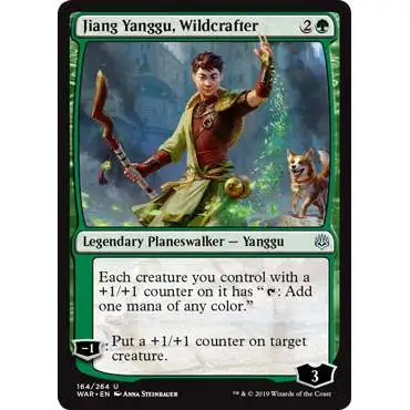 MtG Trading Card Game War of the Spark Uncommon Jiang Yanggu, Wildcrafter #164