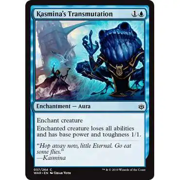 MtG Trading Card Game War of the Spark Common Kasmina's Transmutation #57