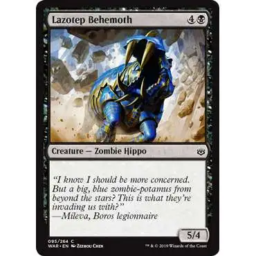 MtG Trading Card Game War of the Spark Common Lazotep Behemoth #95