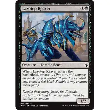 MtG Trading Card Game War of the Spark Common Lazotep Reaver #96