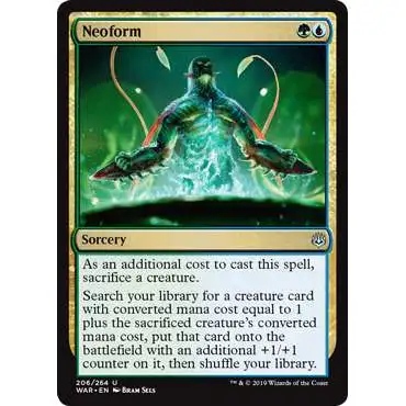 MtG Trading Card Game War of the Spark Uncommon Neoform #206